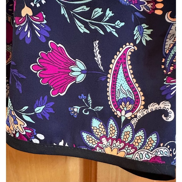 EUC, kaya di koko Women's Sz Medium Romper in Paisley Pattern, Pretty! - Picture 9 of 11